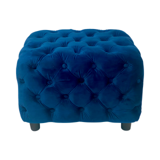 royal blue ottoman