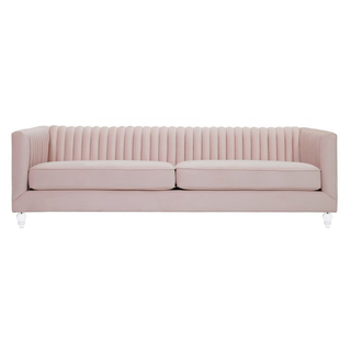Modern pink lounge sofa rental 