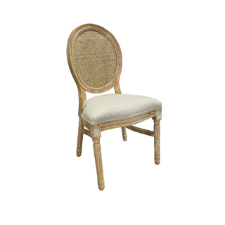 Stackable King Louis Chair-White 