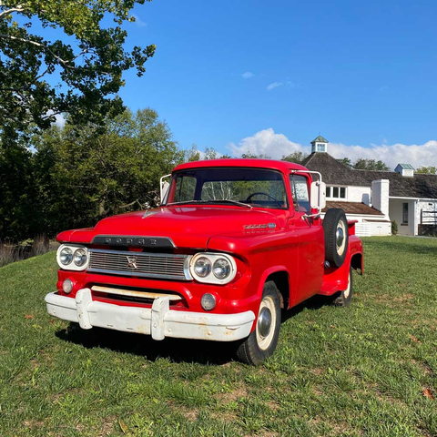 Big Red Vintage Truck