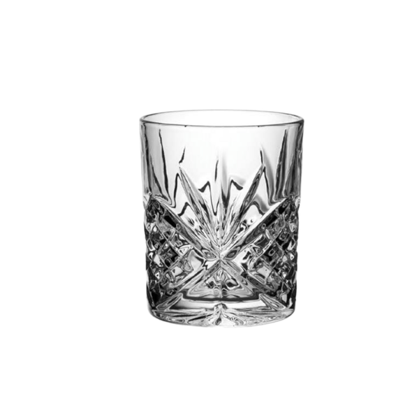 The Mau Vintage Cut Glass Tumbler Glassware Array Wedding and Event Hire