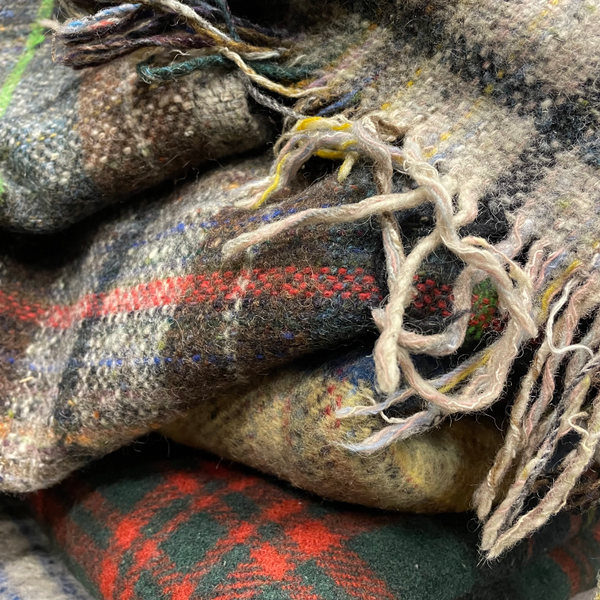 The Highland Vintage Tartan Blanket Array Wedding and Event Hire