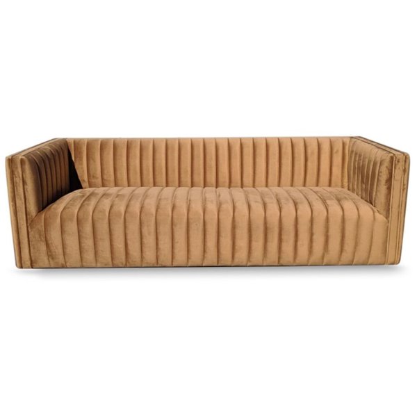 CARAMEL SOFA FOR RENT