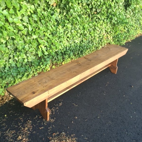 Wooden Benches Dovetail Vintage Rentals