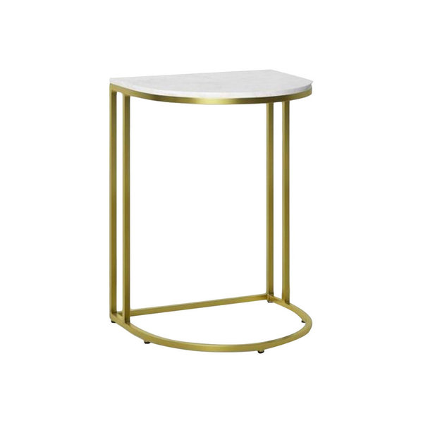 Half Moon Marble Brass Side Table Showit Blog