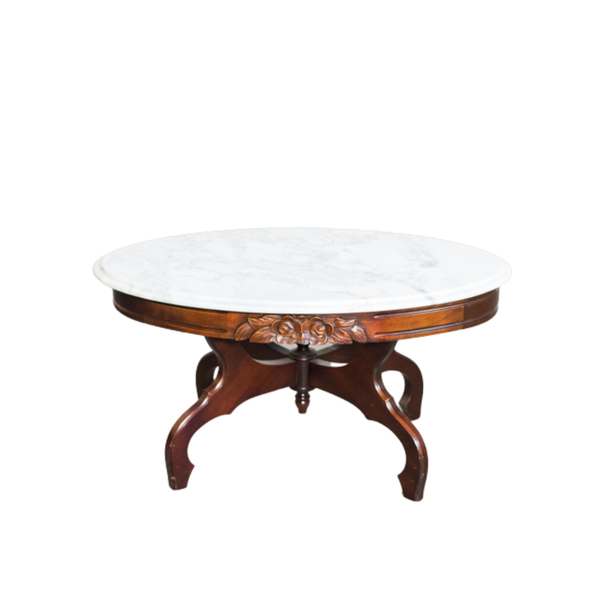vintage marble coffee table 
