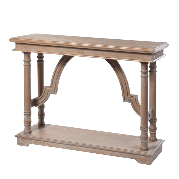 light wood console table 