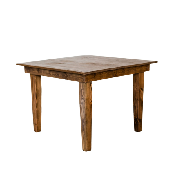 square wood table 