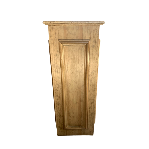 large wooden pedestal box 