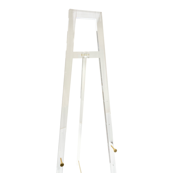 White Metal Easel