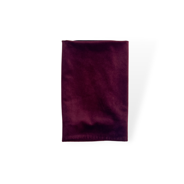 wine red burgundy ruby velvet napkin hire adelaide