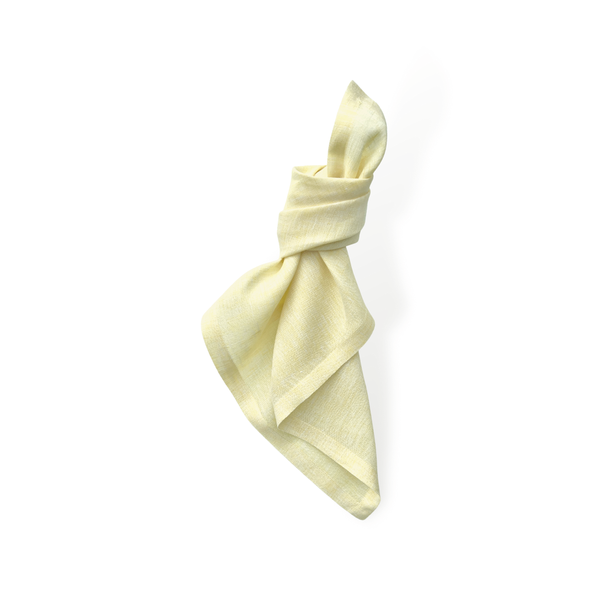 Yellow Linen Lemon Linen Napkin Hire Adelaide