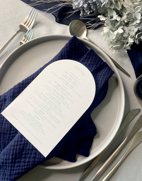 Navy Napkin Hire Adelaide
