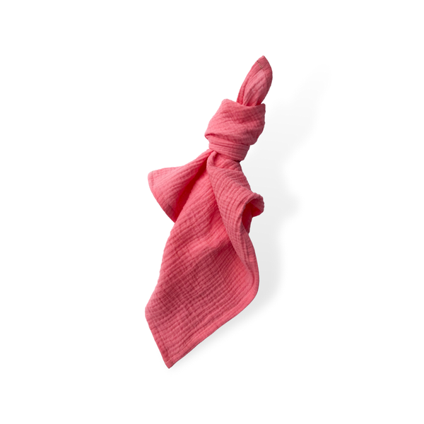 bright pink sherbert cotton napkin hire adelaide