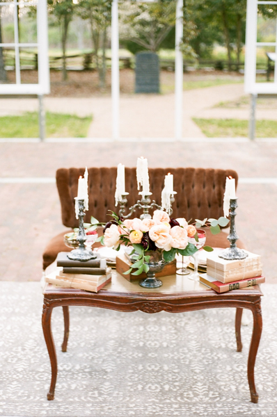 Tall Wood French Coffee Table