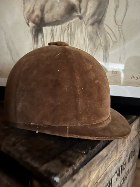 Brown Riding Helmet