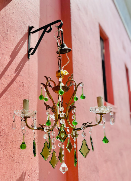 Green Petit chandelier-LBL