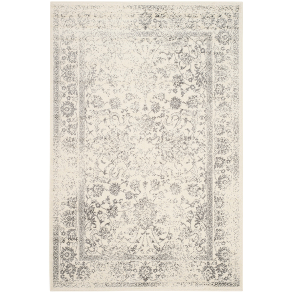 Cream & Light Gray Rug