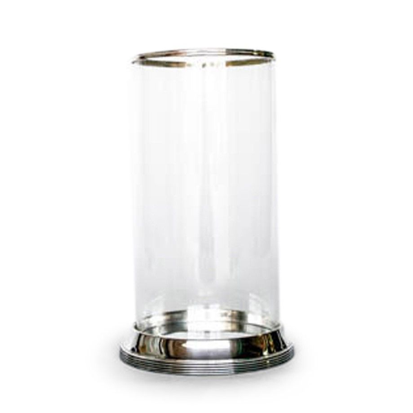 Candle Holder: Silver Hurricane