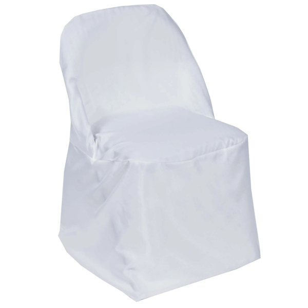 Folding Chair Cover: White