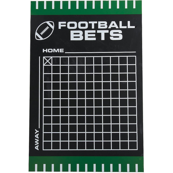 Chalkboard: Football Betting Square Scoreboard for Sports Events