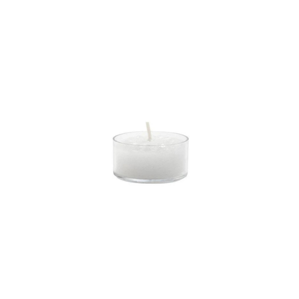 Candle: Tea light (clear cup)