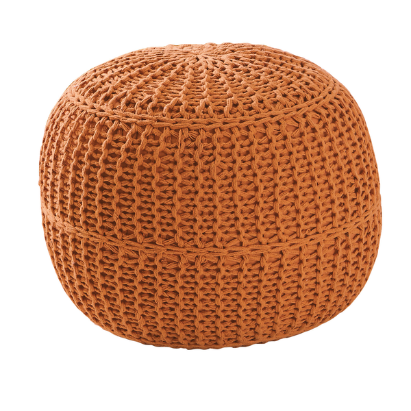 Rust Croche' pillow cushion