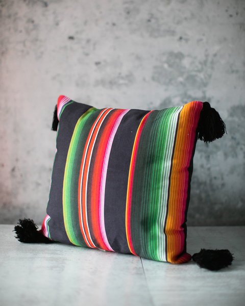 Mexican blanket pillow shop