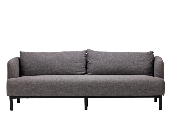 gray mid-century modern couch 
