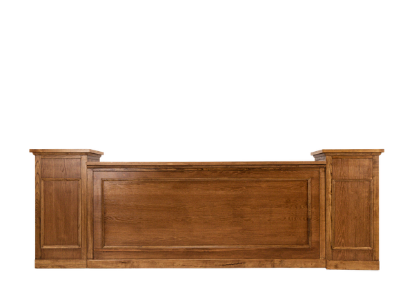 wood Manor Bar with Columns event rental