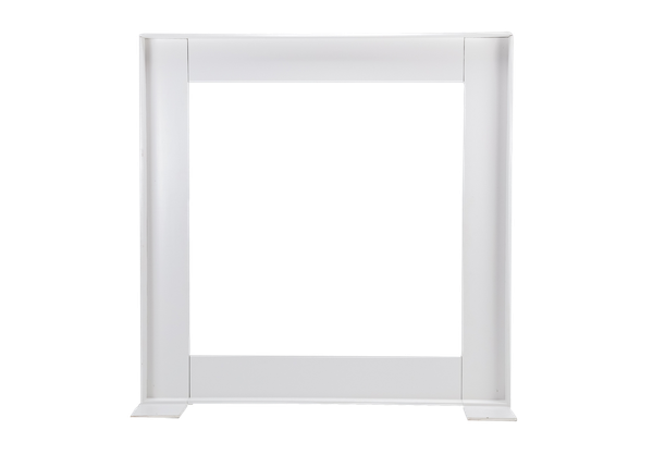 white contemporary frame backdrop 