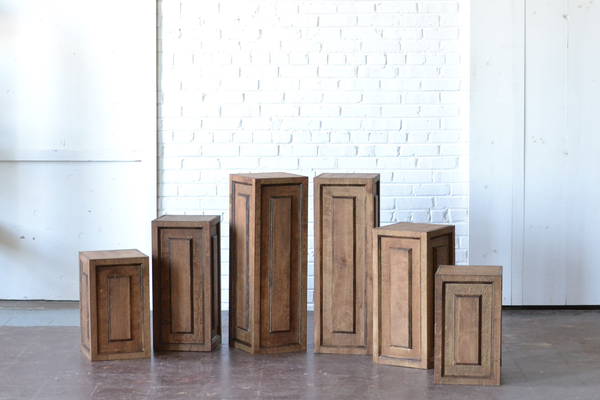 Collection of Wooden Pedestals