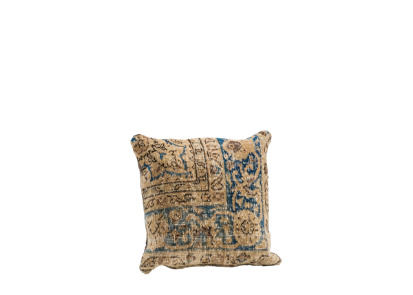 neutral and blue pillow killim-style square pillows 