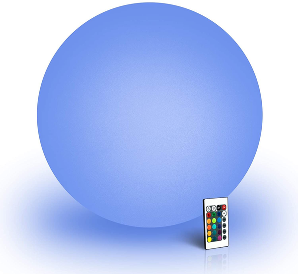 12-inch light up orb for event and party rental