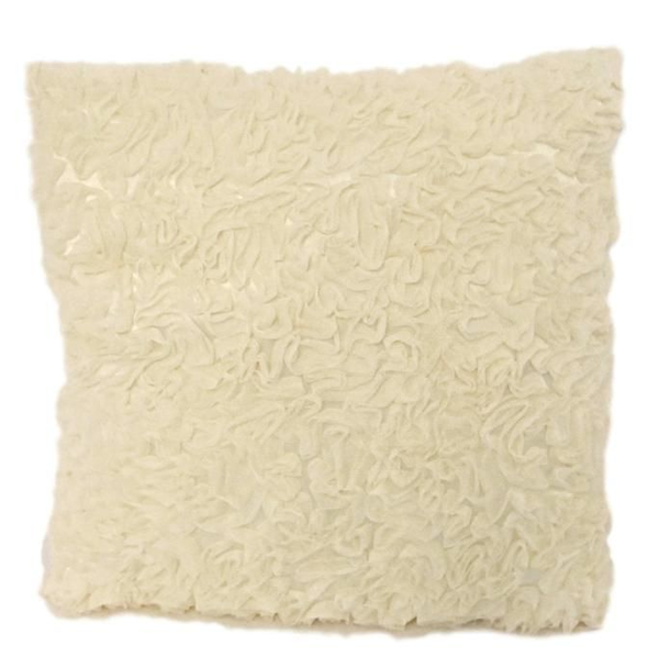 Cream Ribbon Pillow