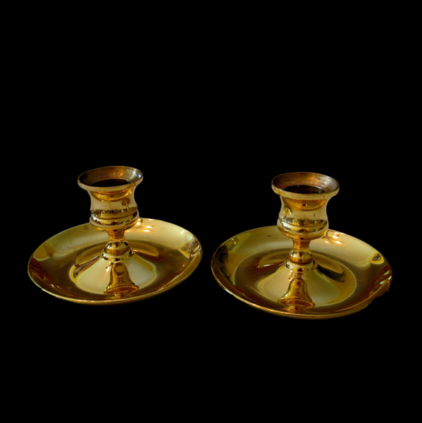 Brass Candlesticks #B318