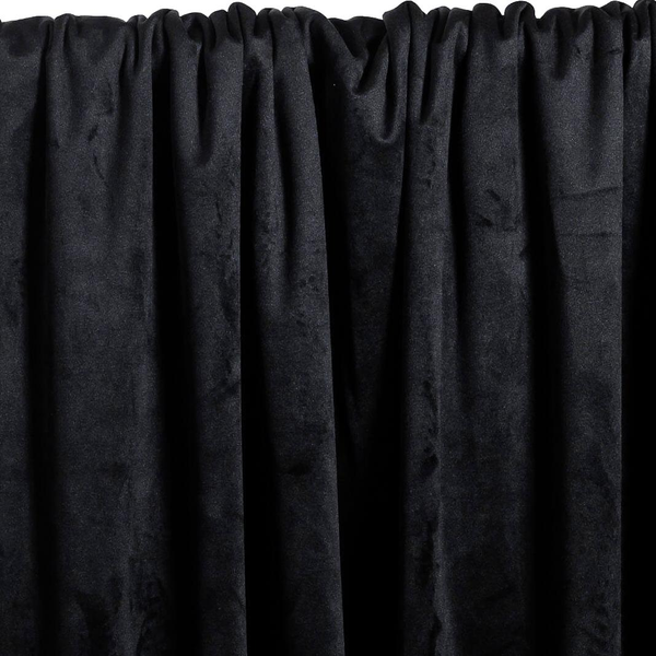 Black Velvet Backdrop Curtains (Service) 