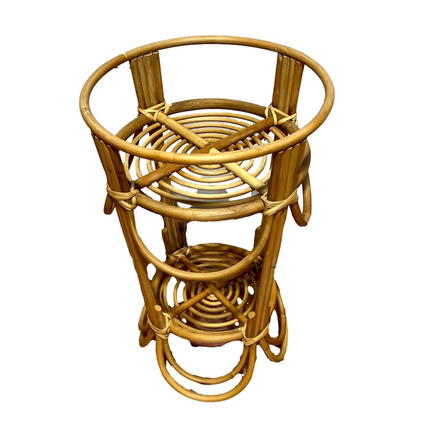 Natural Rattan Plant Stand