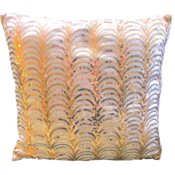 Pink & Gold Art Deco Pillow