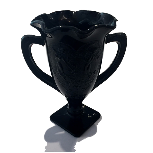 Black Vases with Handles