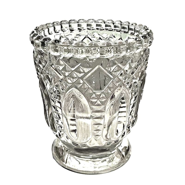 Clear Fancy Glass Votive Holders