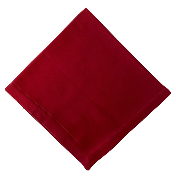 "Classic Red" Cotton Napkins