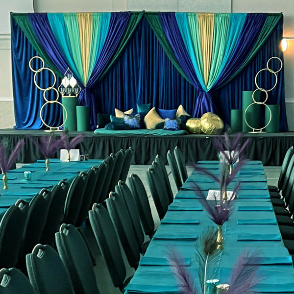 Sangeet Stage and Hall Setup Example