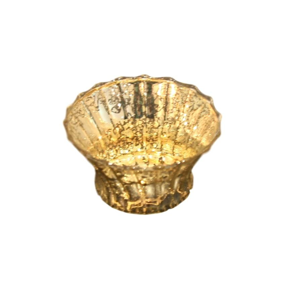 Gold "Shell" Tea Light Holders