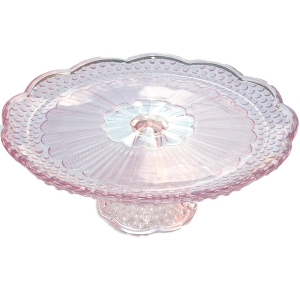 "Mandy" Vintage Pink Cake Stand