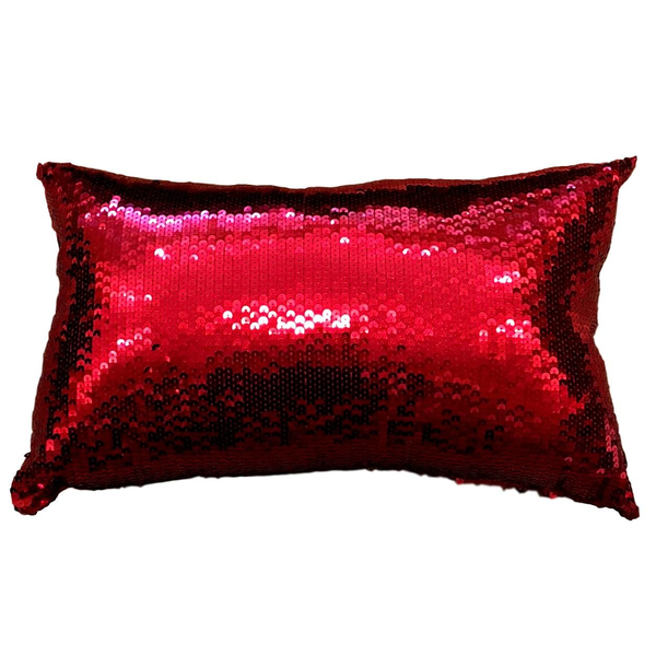 Red Sequin Pillow