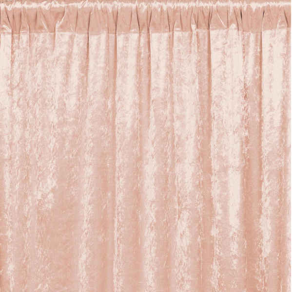 Blush Pink Velvet Backdrop Service