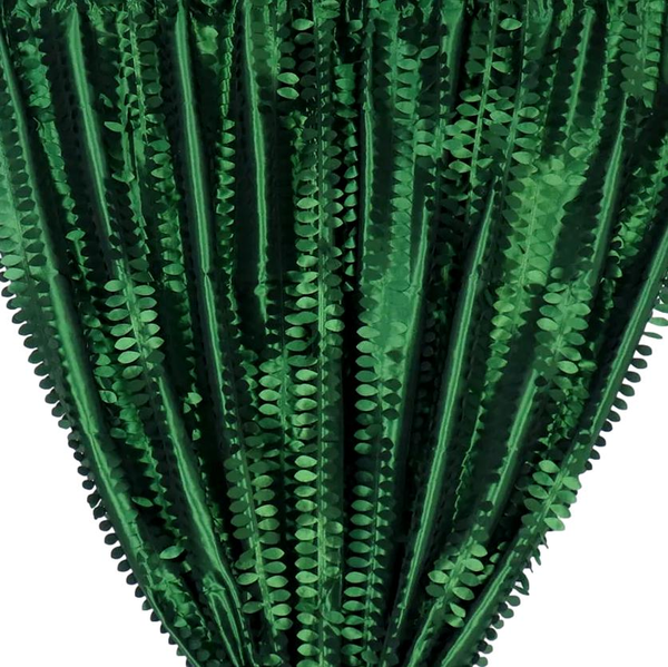 Green Leaf Taffeta Backdrop 