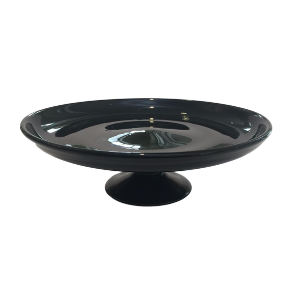 Vintage "Black Amythest" Cake Stand