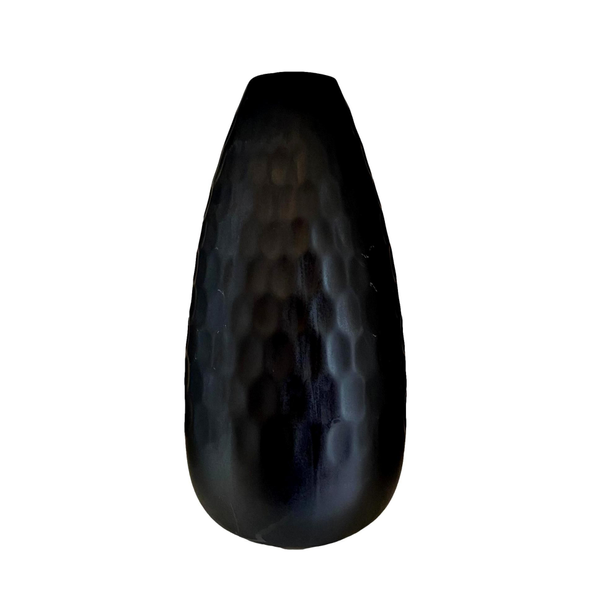 Large Black Honeycomb Vase